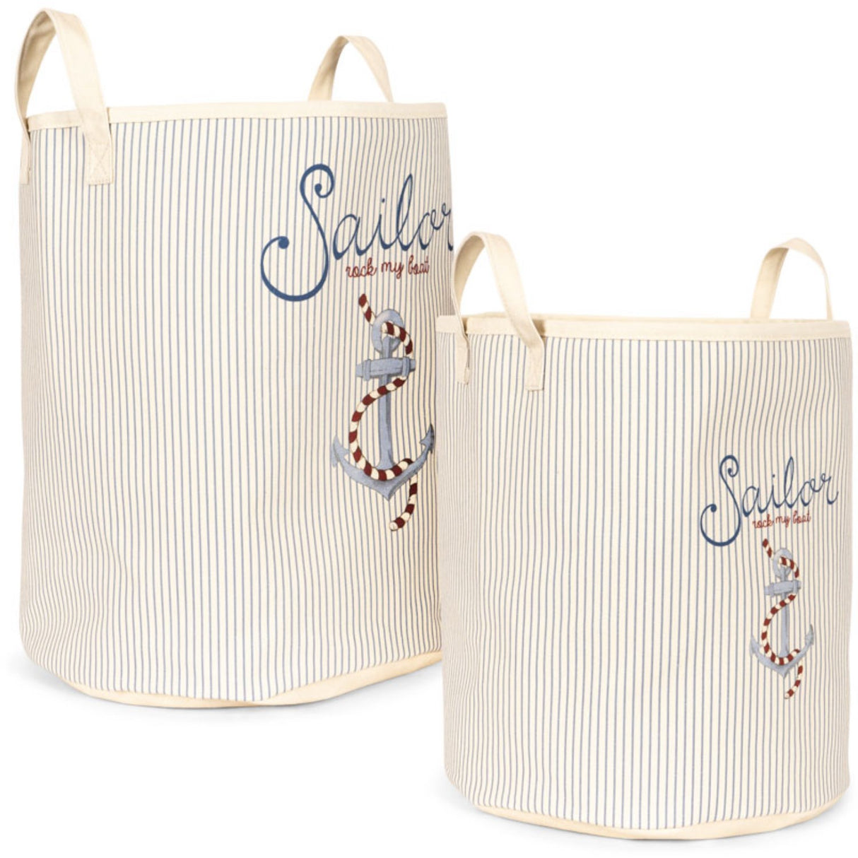 Konges Sløjd Sailor Stripe Toy Storage Bags Set