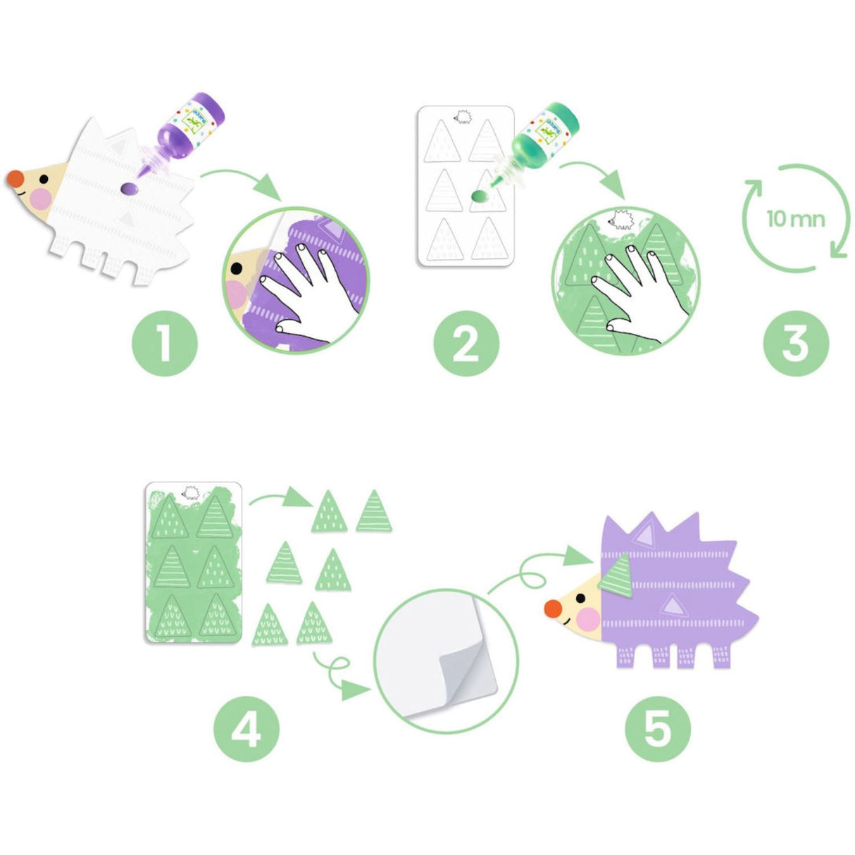 Djeco Creative Painting, Small Shapes