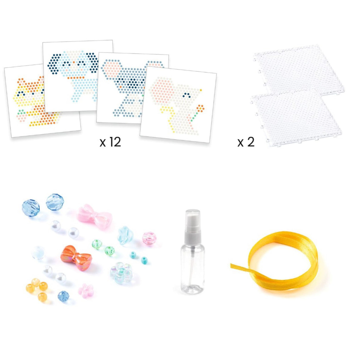 Djeco Creative Water Beads, Furry Friends