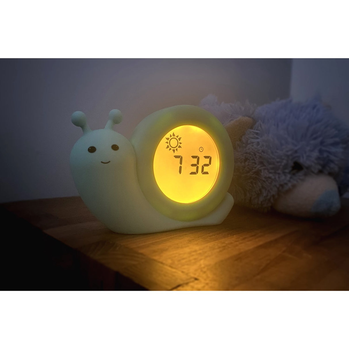 Alecto Green Sleep Trainer Night Light And Alarm Clock