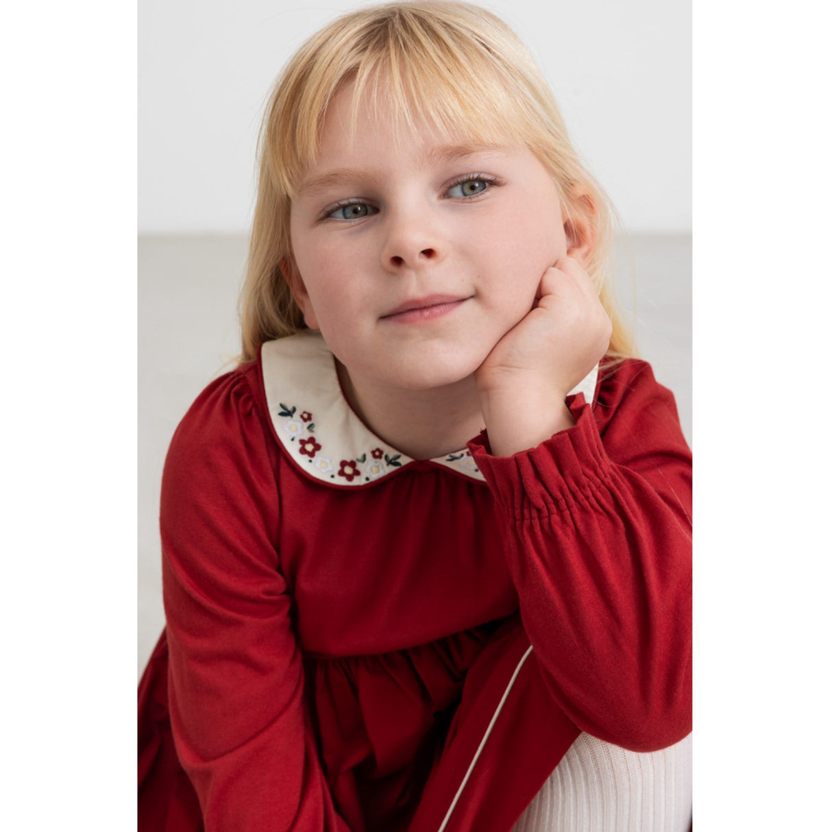 MarMar Modal Fine Hibiscus Red Dielle Dress