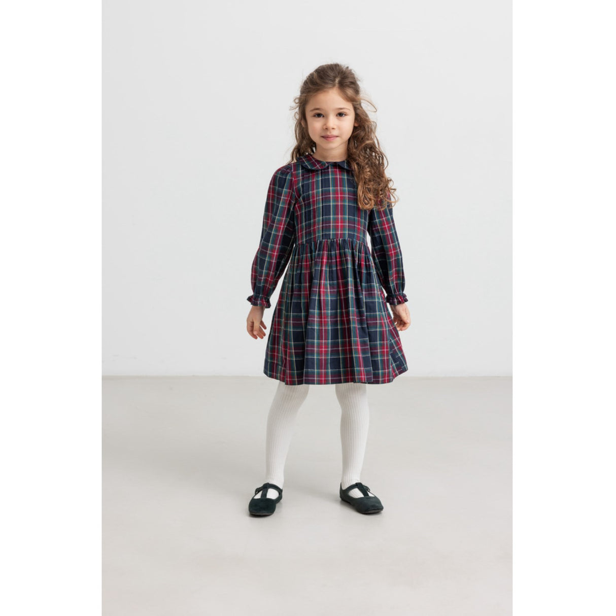 MarMar Check Pilot Navy Check Delice Dress
