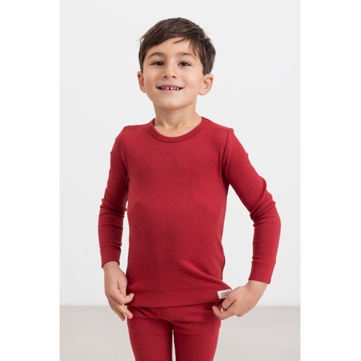 MarMar Modal Hibiscus Red Leggings