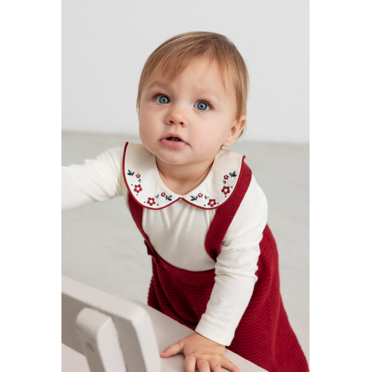 MarMar Cotton Rayon Knit Solid Hibiscus Red Perrin Pants