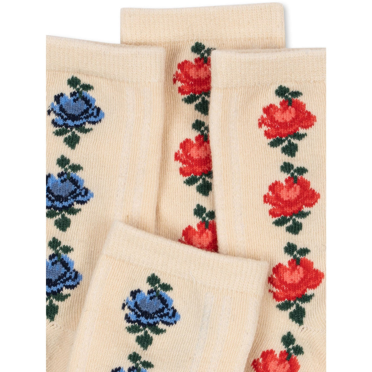 Konges Sløjd Rose Mix 2 Pack Fine Jaquard Socks