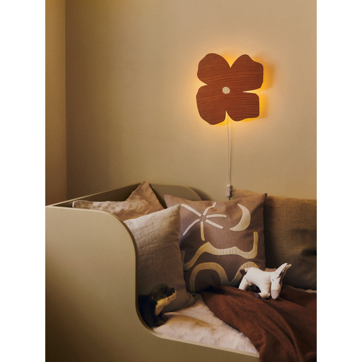 Ferm Living Brown Clay Poesie Lamp