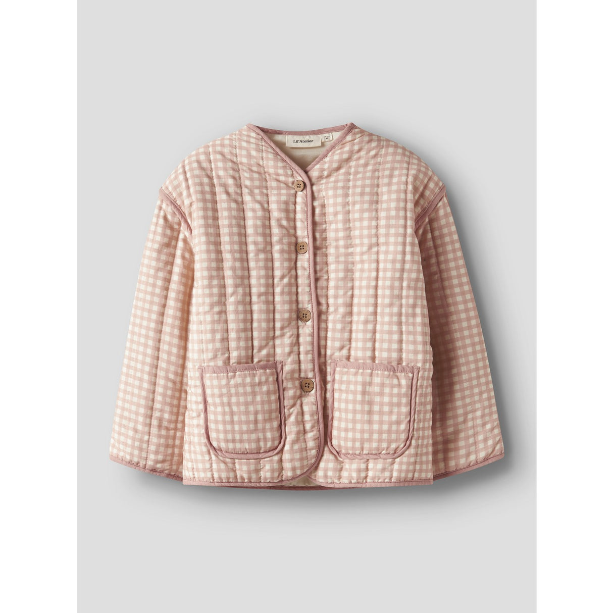 Lil'Atelier Cameo Rose Sun Nmflarose Ls Quilt Jacket Lil
