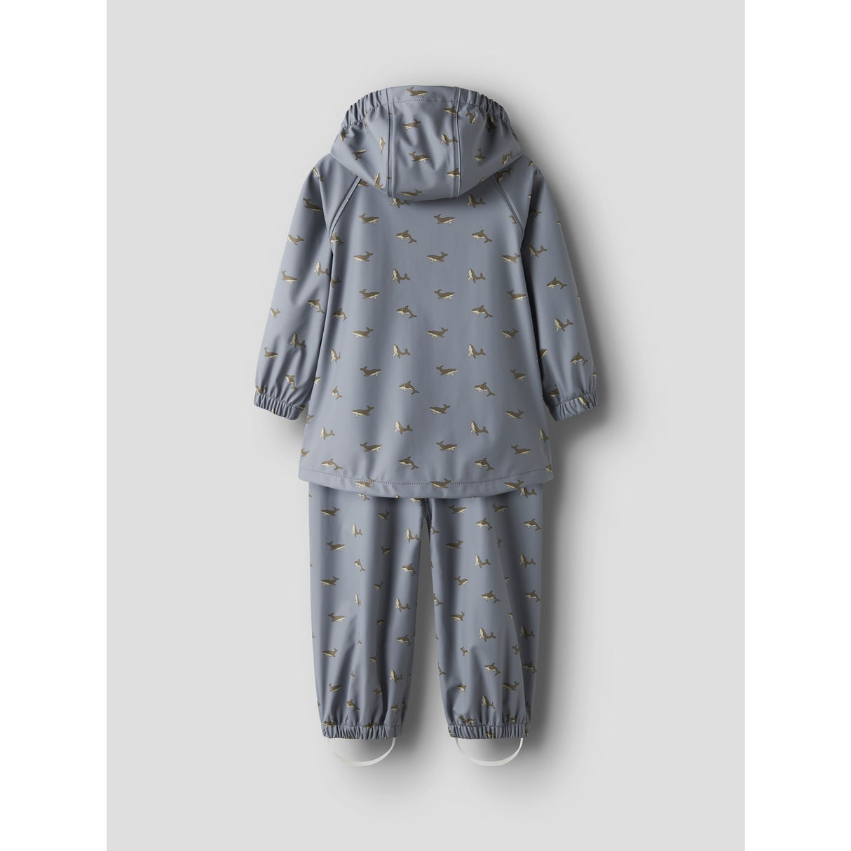 Lil'Atelier Tradewinds Whale Nmmladry10 Rain Set Aop Fo Lil