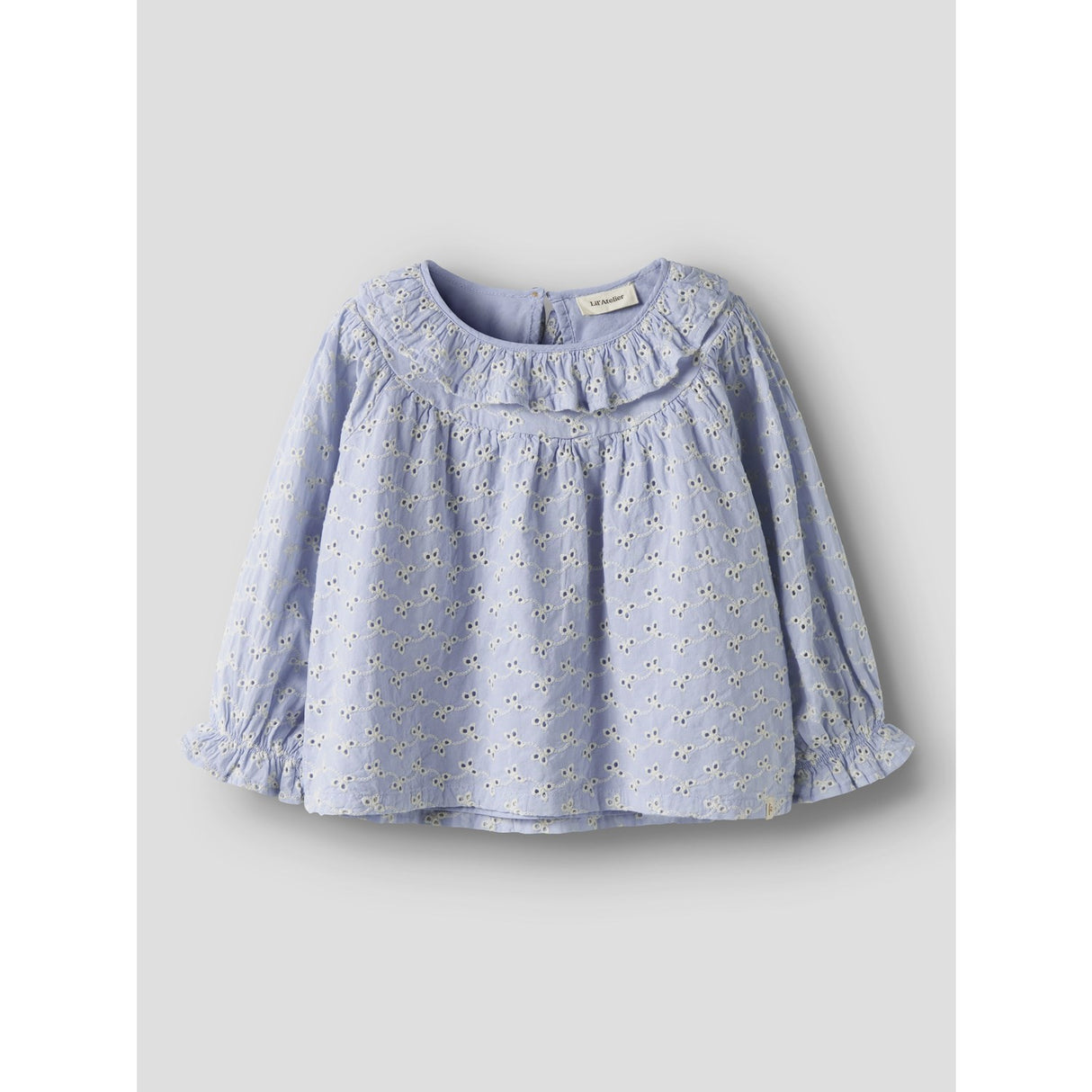 Lil'Atelier Zen Blue Nmftessie Ls Loose Shirt Lil