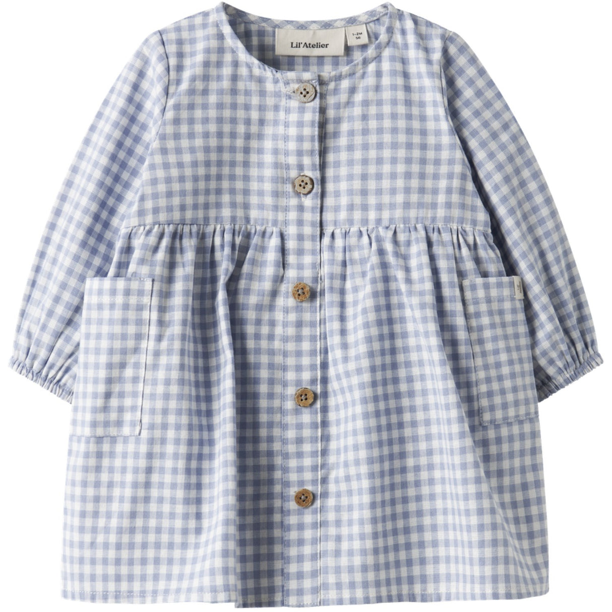 Lil'Atelier Zen Blue Nbftallula Ls Loose Body Dress Lil