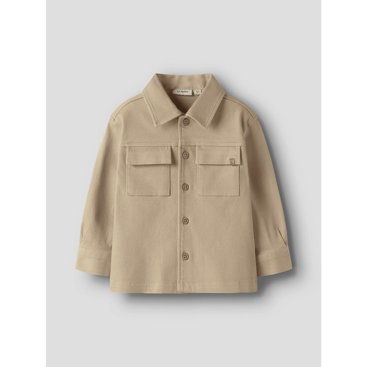 Lil'Atelier Irish Cream Nmmtaru Loose Twill Shirt 1177-Dj Lil