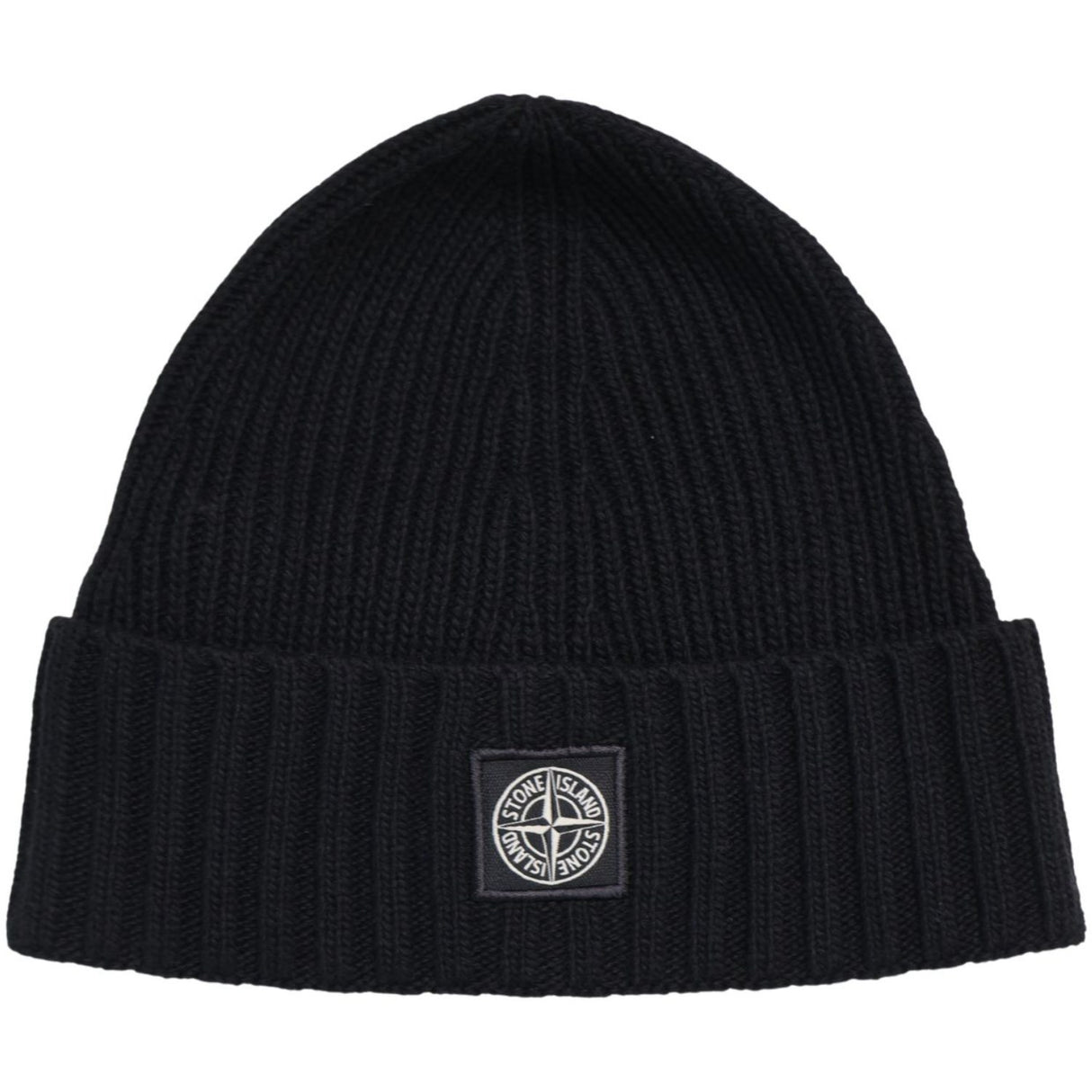 Stone Island Black Beanie