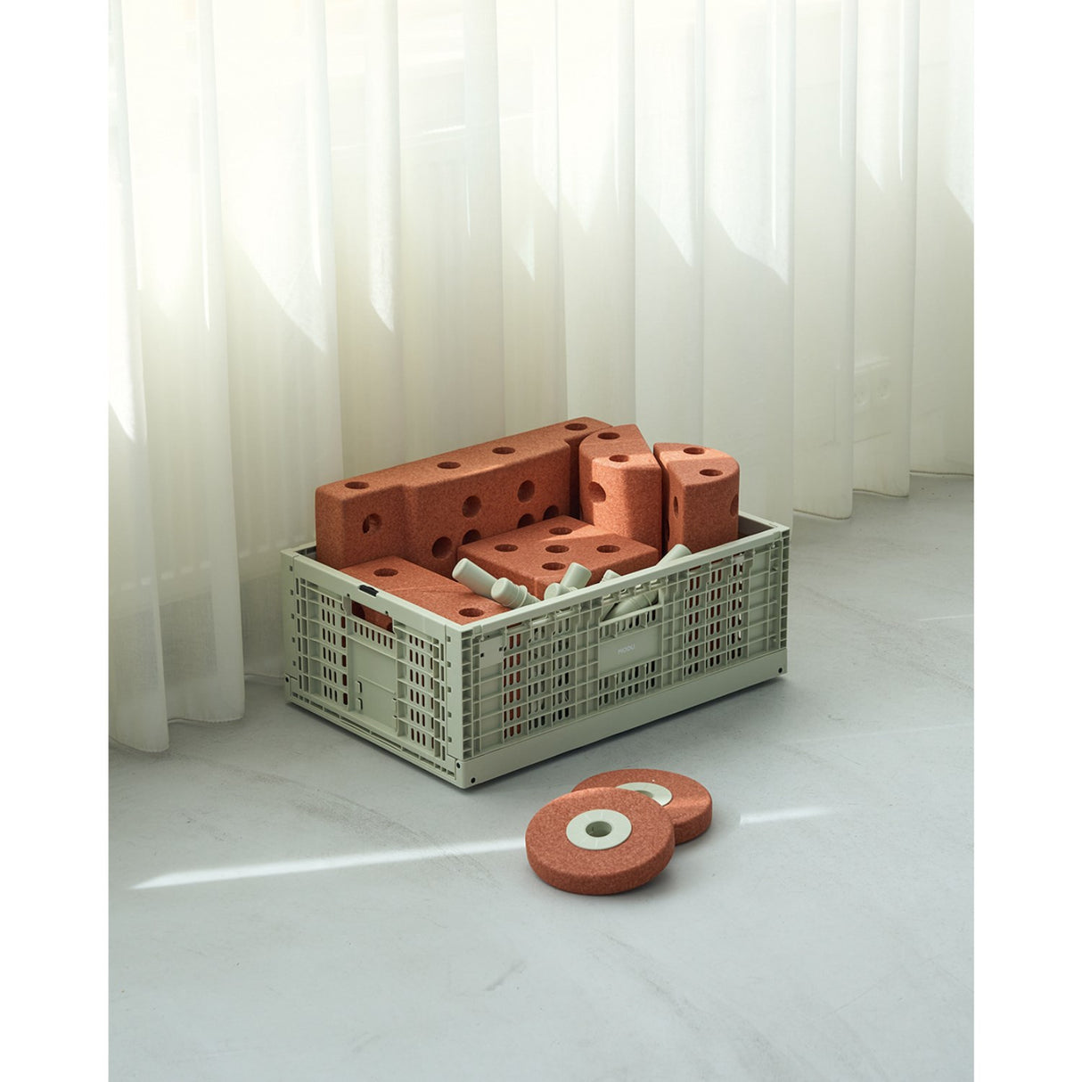 MODU Dusty Green Storage Crate