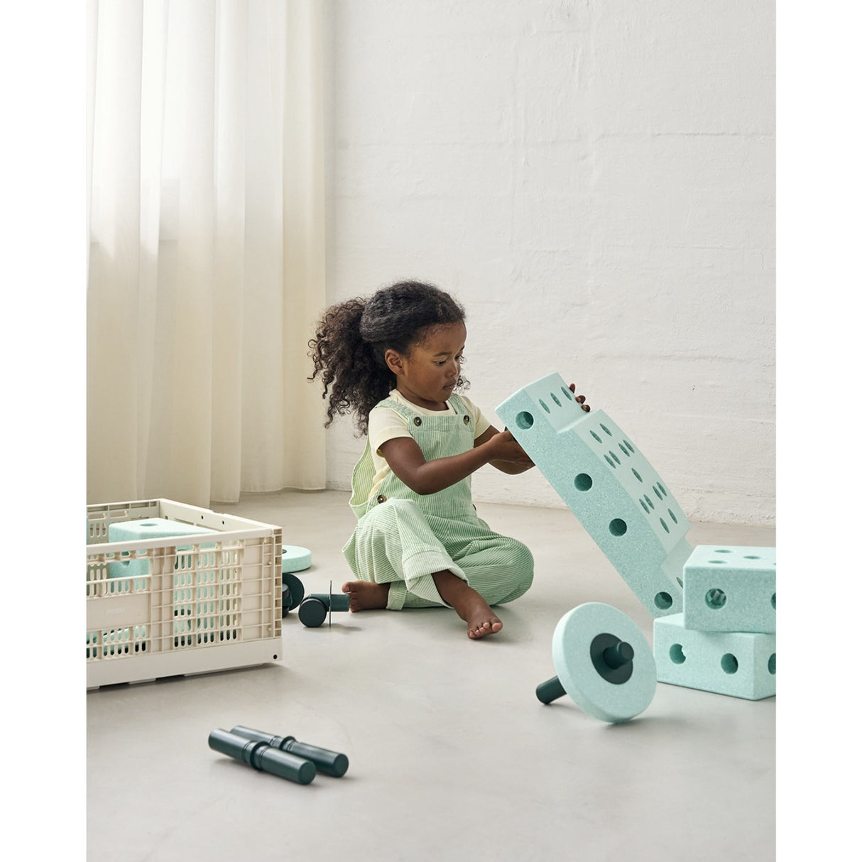 MODU Sand Grey Storage Crate