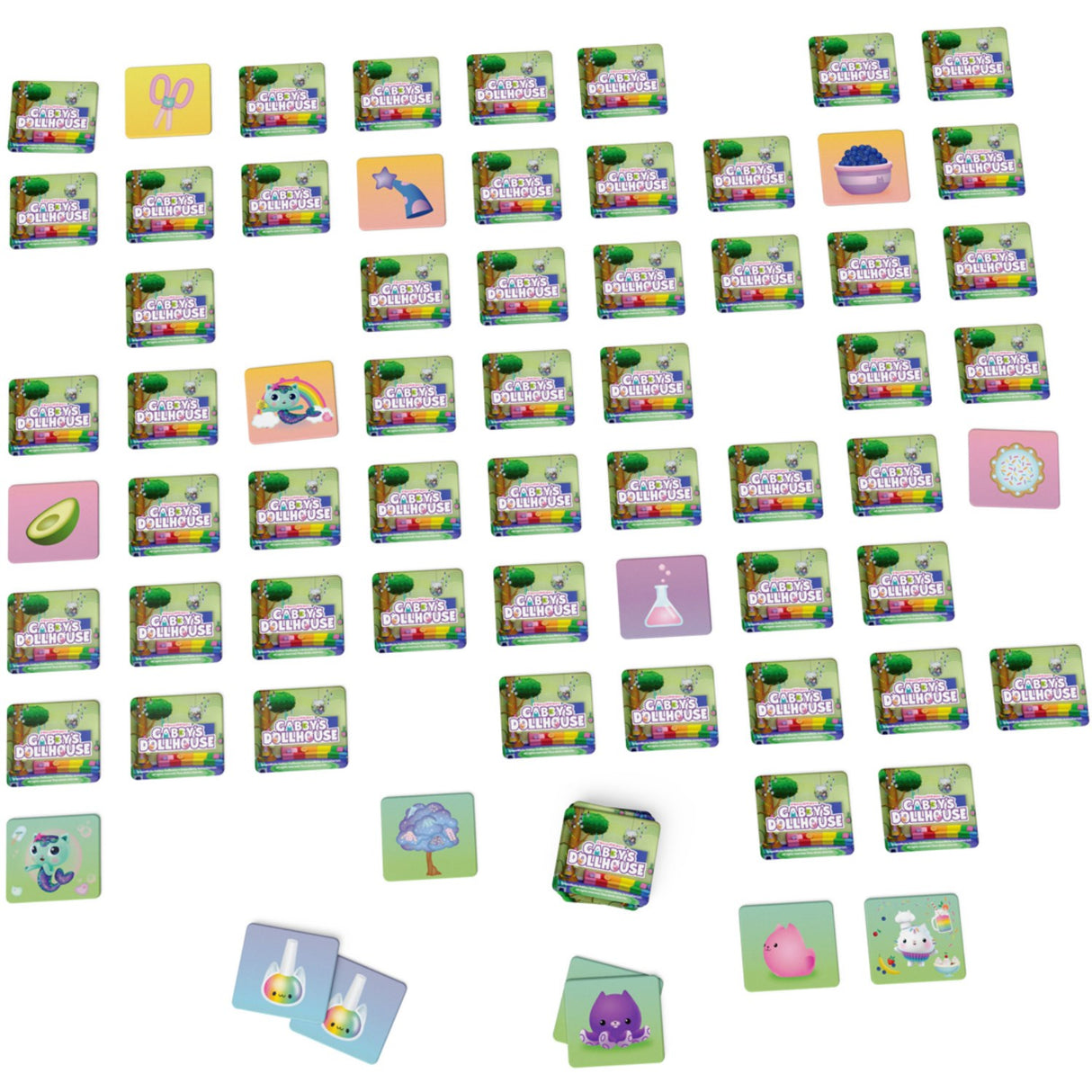 SM Games & Puzzles Gabbys Dollhouse Memo With 72 Cards