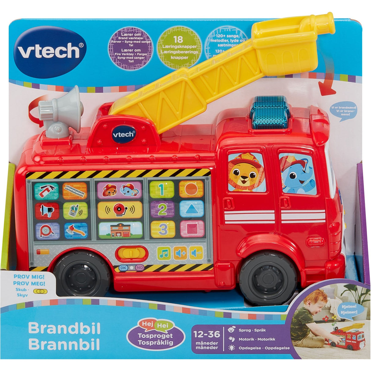 Vtech Rescue Buddies Fire Engine DK/NO