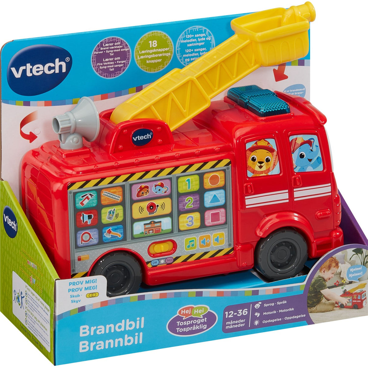 Vtech Rescue Buddies Fire Engine DK/NO