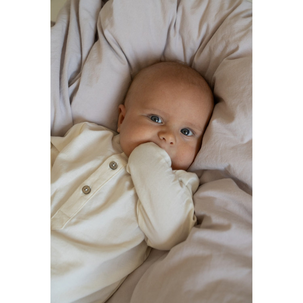 Wheat Eggshell Romper Shirt Victor