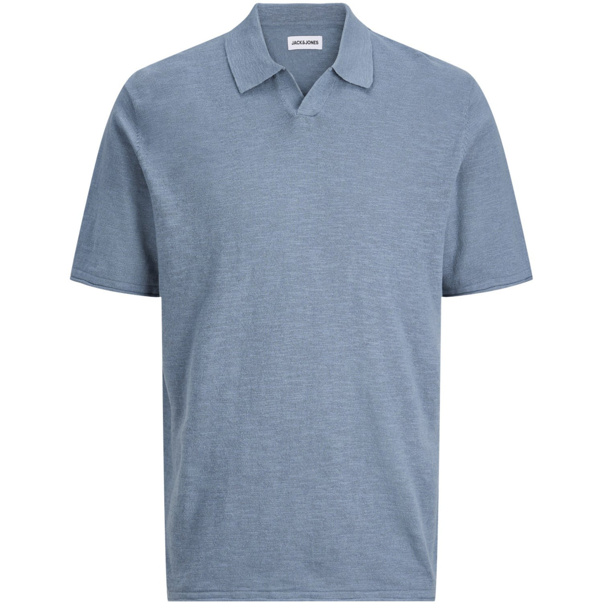 Jack & Jones Junior Blue Mirage Jjkane Knit Split Neck Polo Jnr