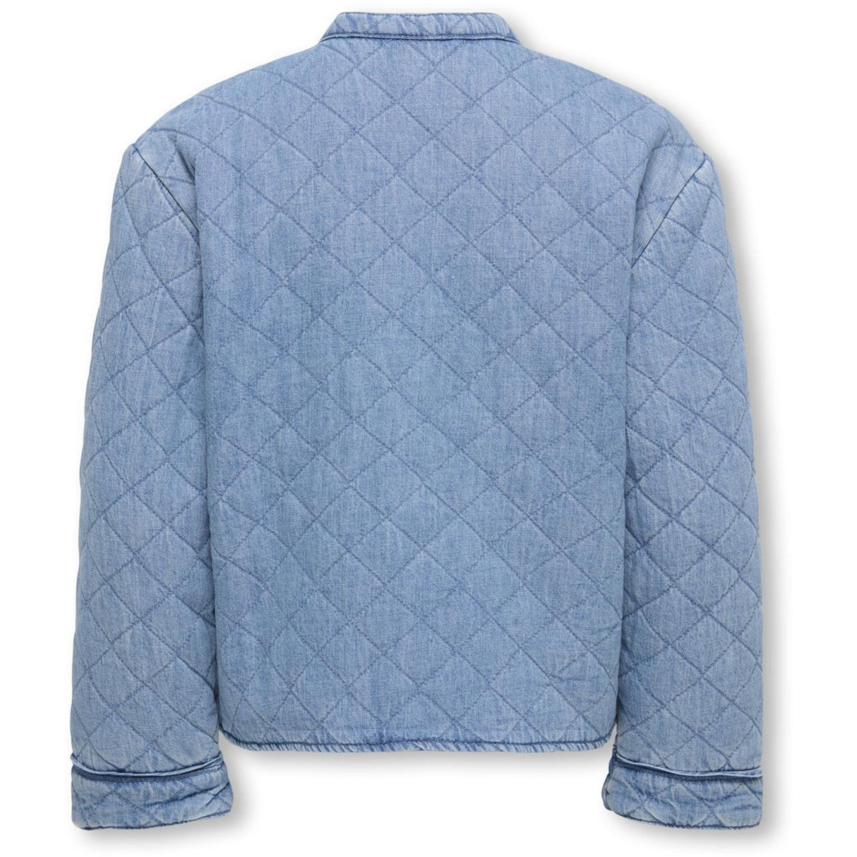 kids ONLY Light Blue Denim Koghallie Quilted Dnm Jacket Akm