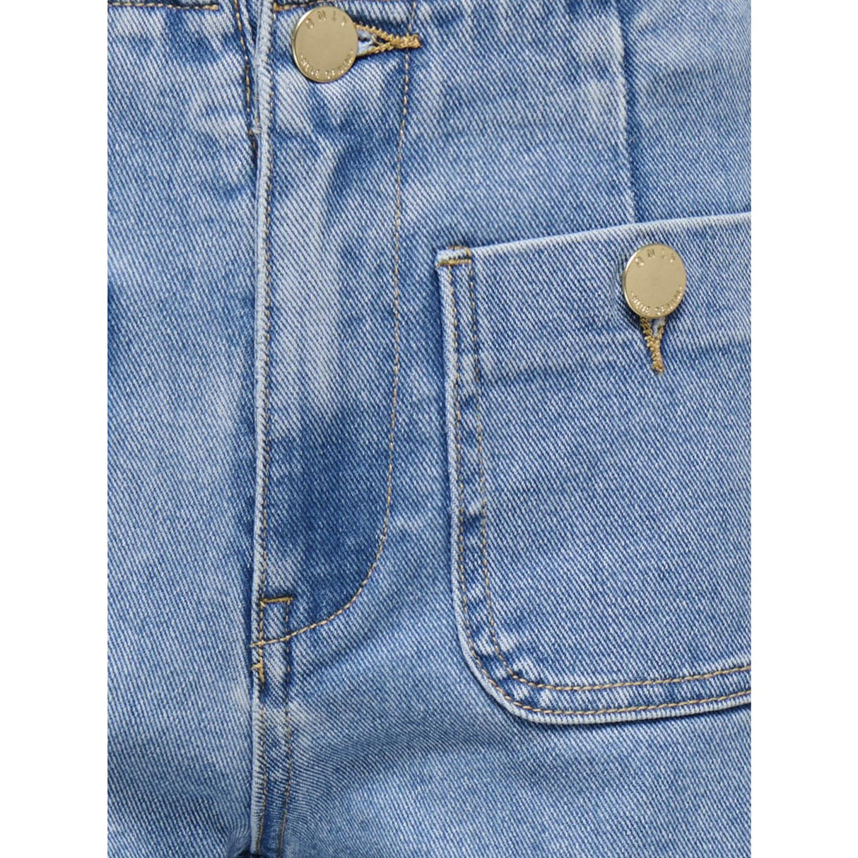 kids ONLY Light Blue Denim Kogmadeline Hw Wide Pocket Dnm Gua