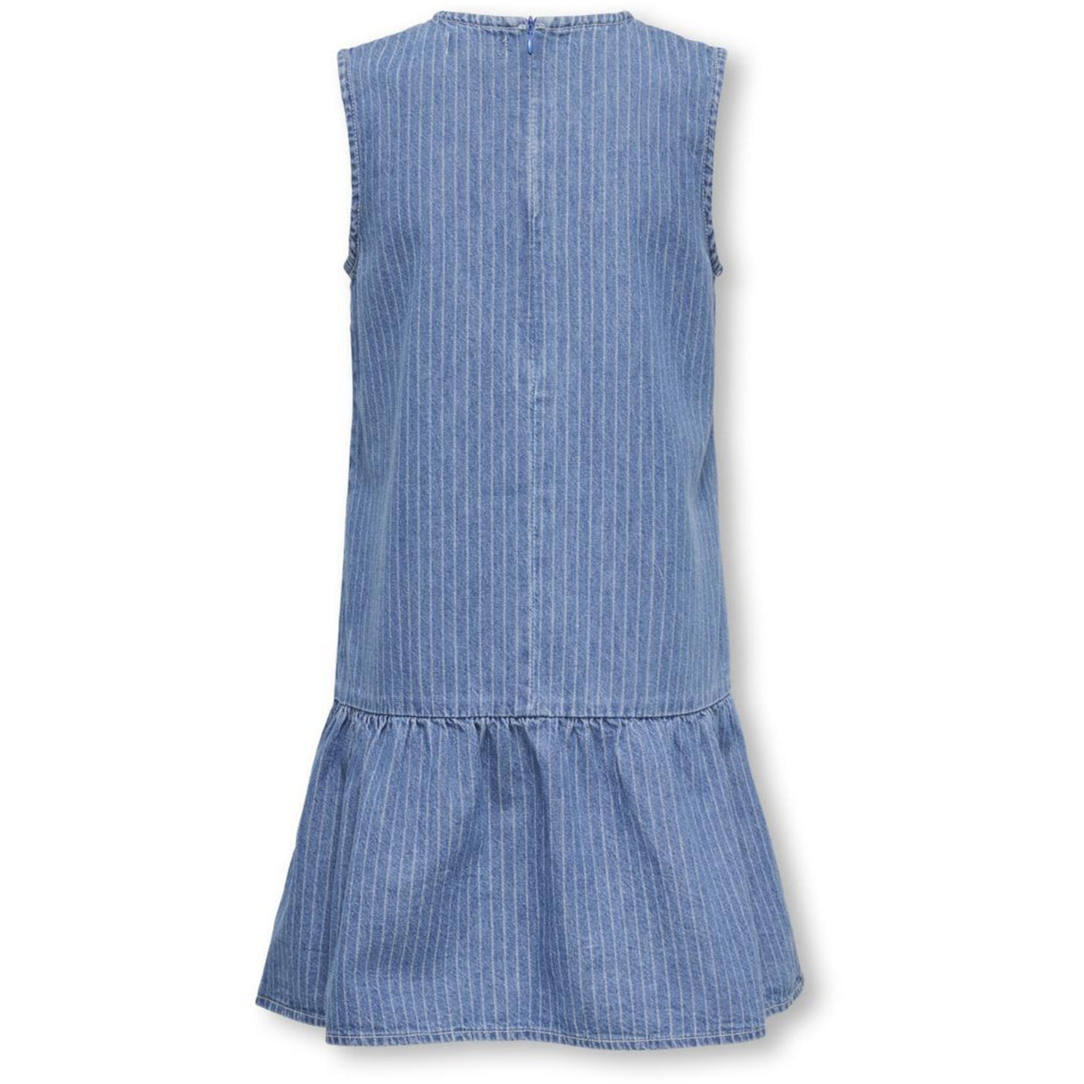 kids ONLY Medium Blue Denim Stripes Kogyasmin S/L Dress Dnm Gua