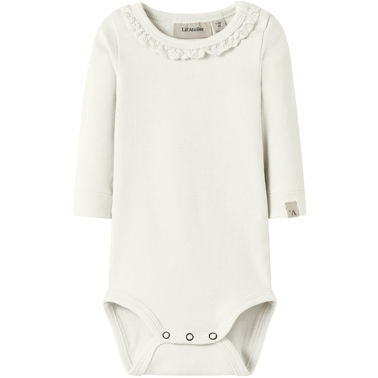 Lil'Atelier Coconut Milk Nbflayo Sup Ls Slim Body Solid Lil