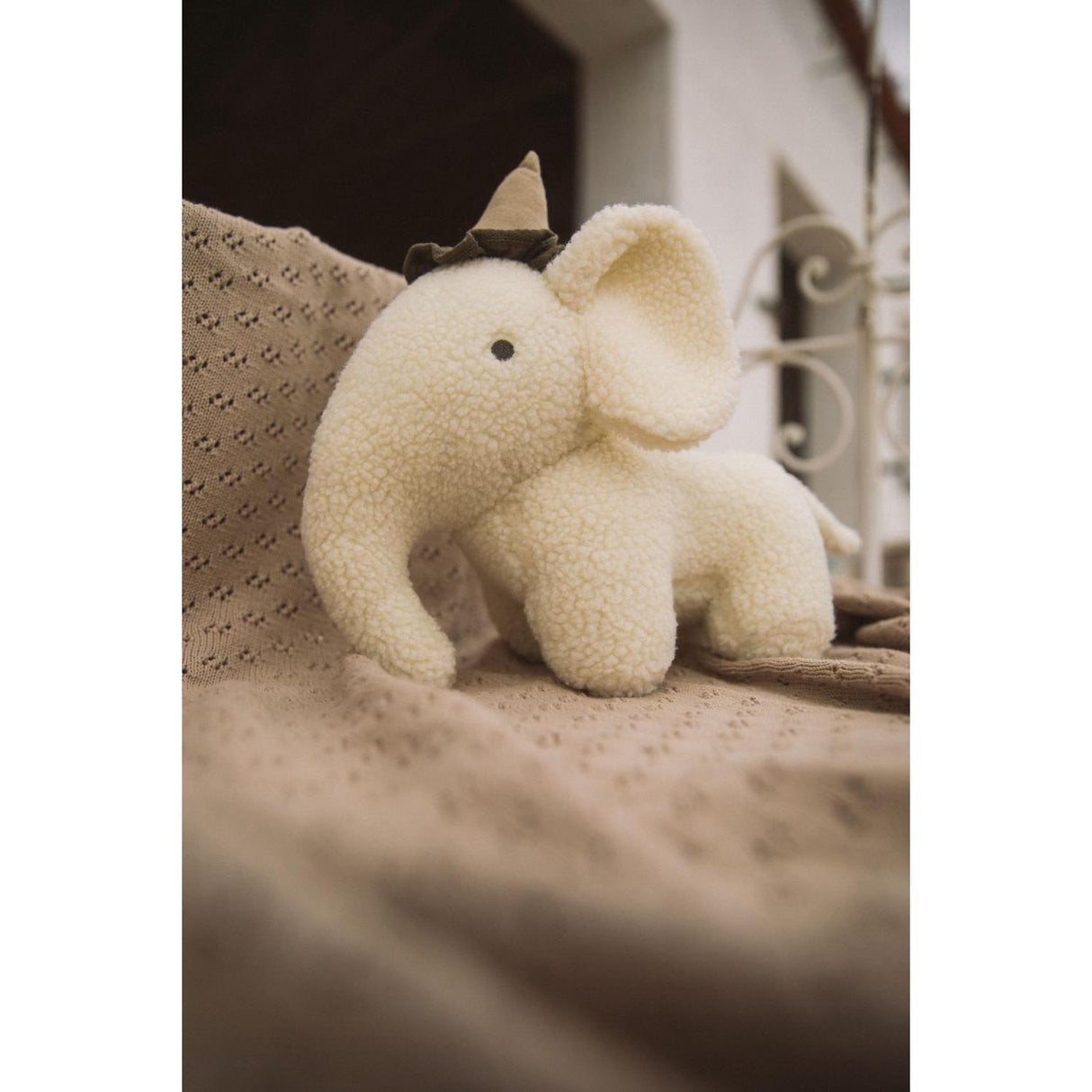 Lil'Atelier Coconut Milk Nbnnigo Sherpa Toy Elephant Lil
