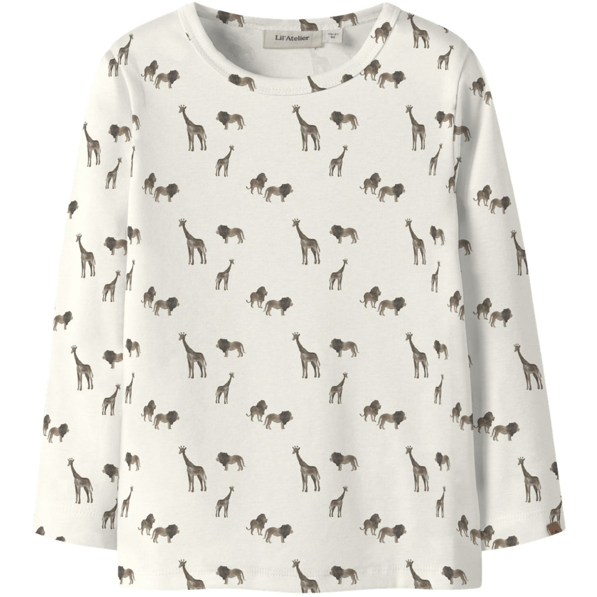 Lil'Atelier Coconut Milk Lion Nmmlayo Geu Ls Slim Top Lil