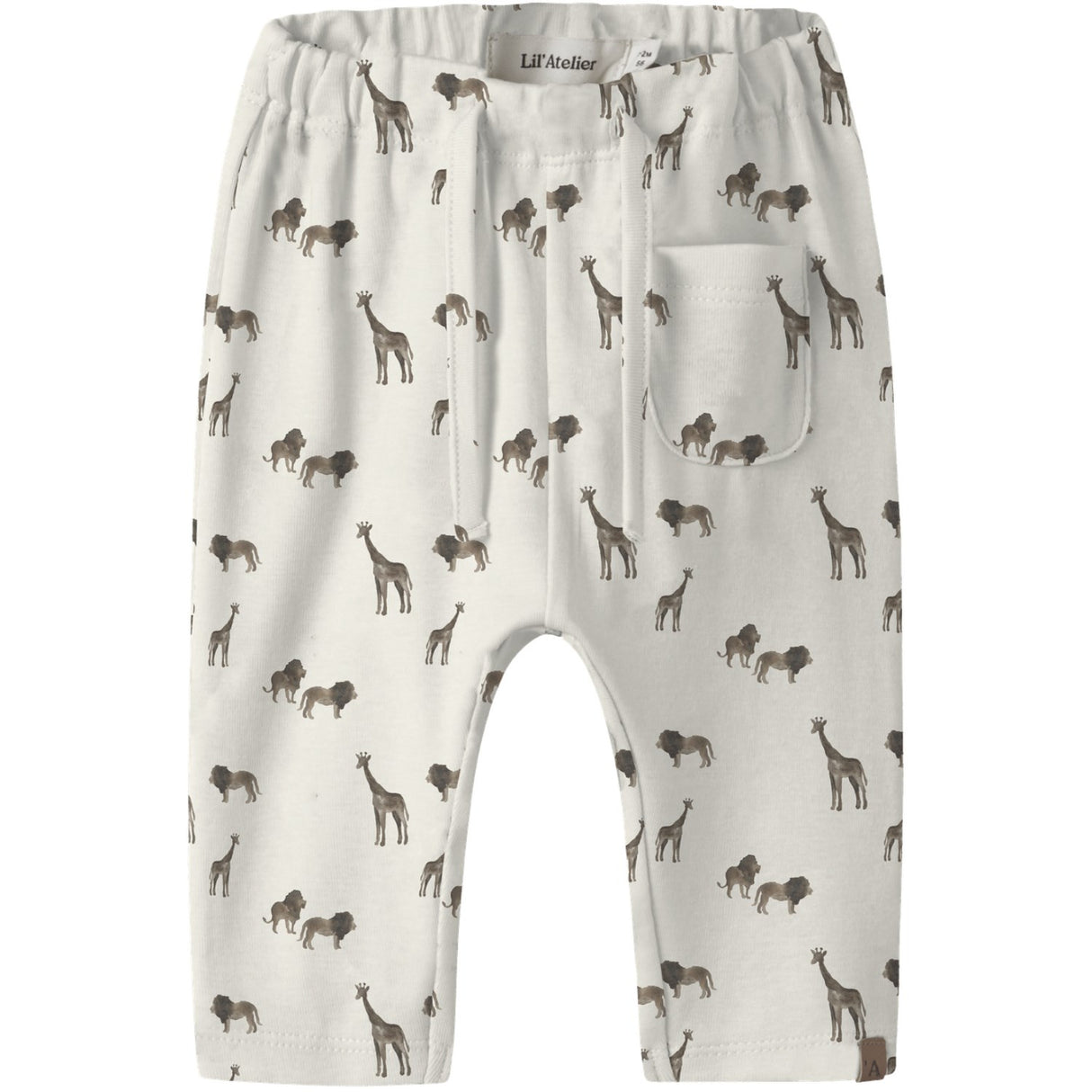 Lil'Atelier Coconut Milk Lion Nbmlayo Geu Loose Pants Lil