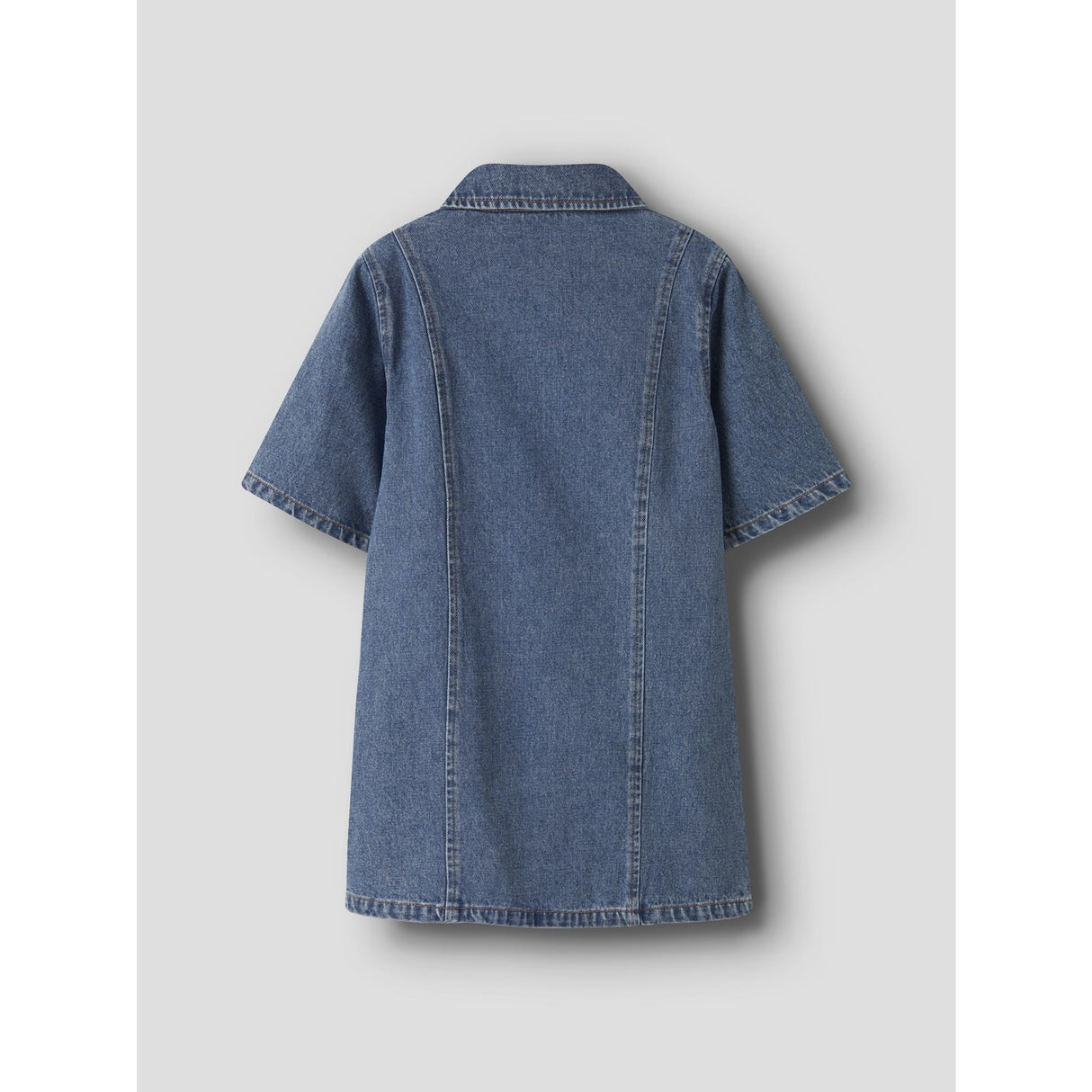 Name It Medium Blue Denim Nkfgianna 2/4 Dnm Dress 2221-Iz D