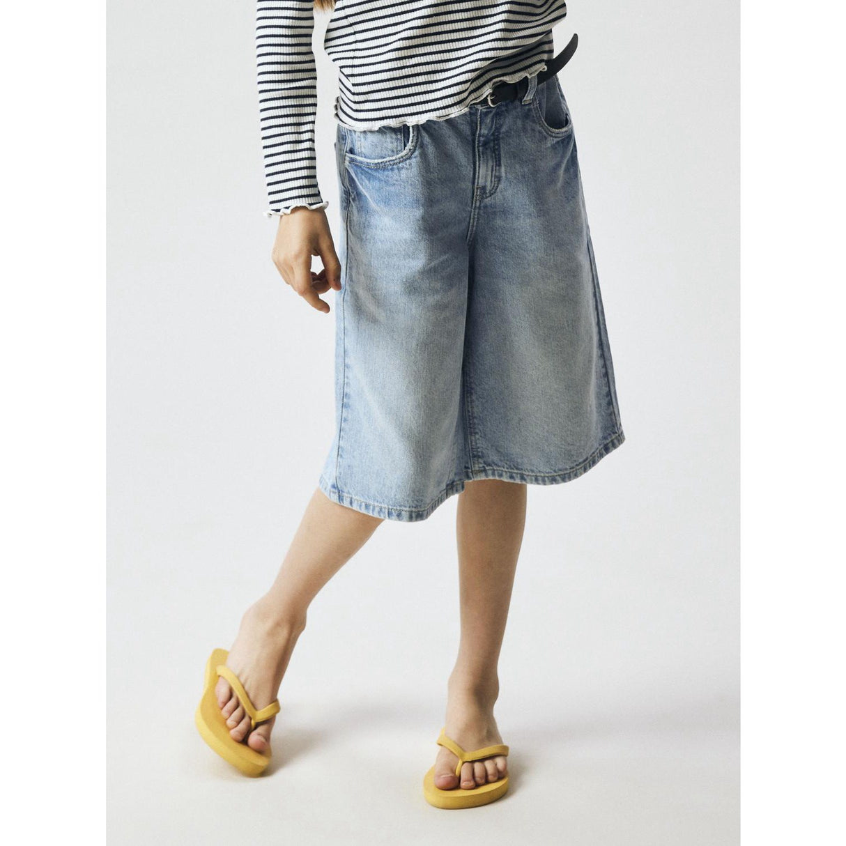 Name It Light Blue Denim Nkfbella Dnm Jorts 2227-Mj Lnoos