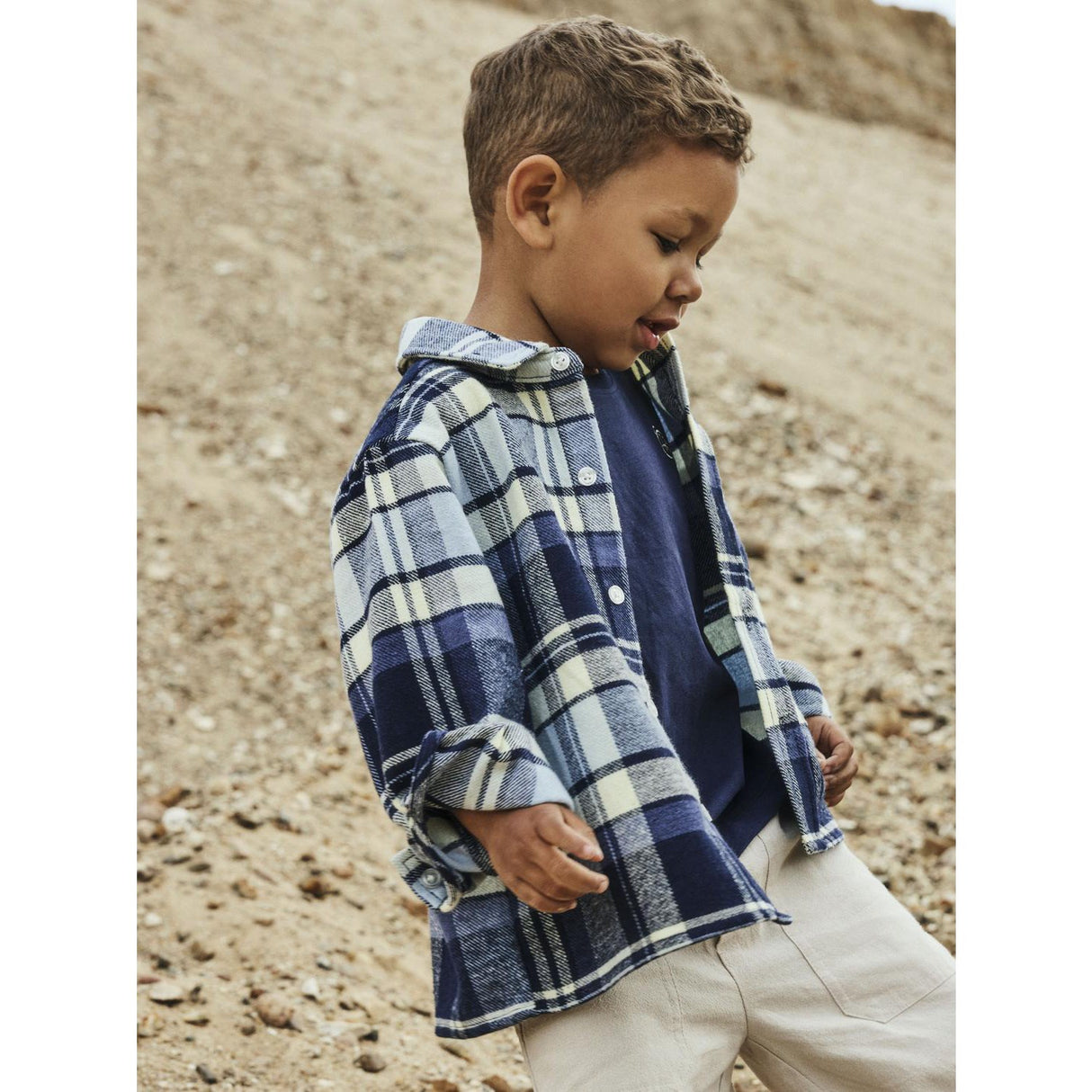 Name It Blue Fog Nmmdetul Ls Overshirt