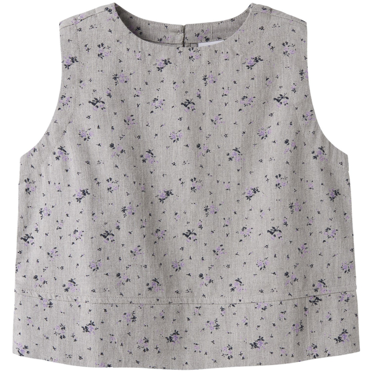 Name It Lavender Gray Nkfdrita Sl Short Top