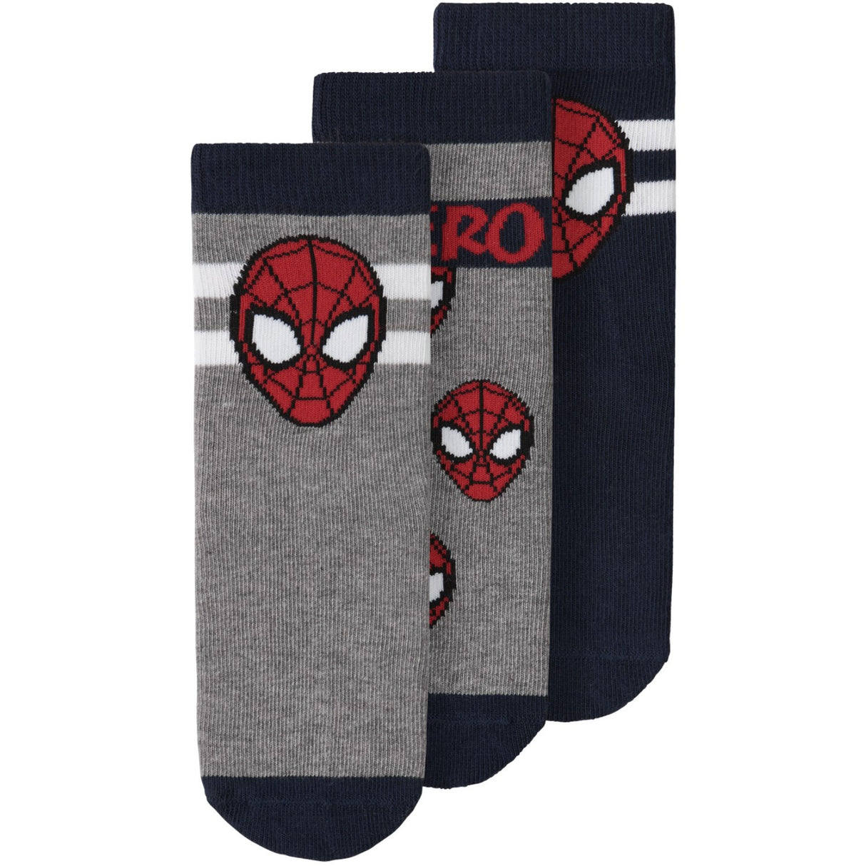 Name It Navy Blazer Nmmfranky Spider 3P Socks Mar