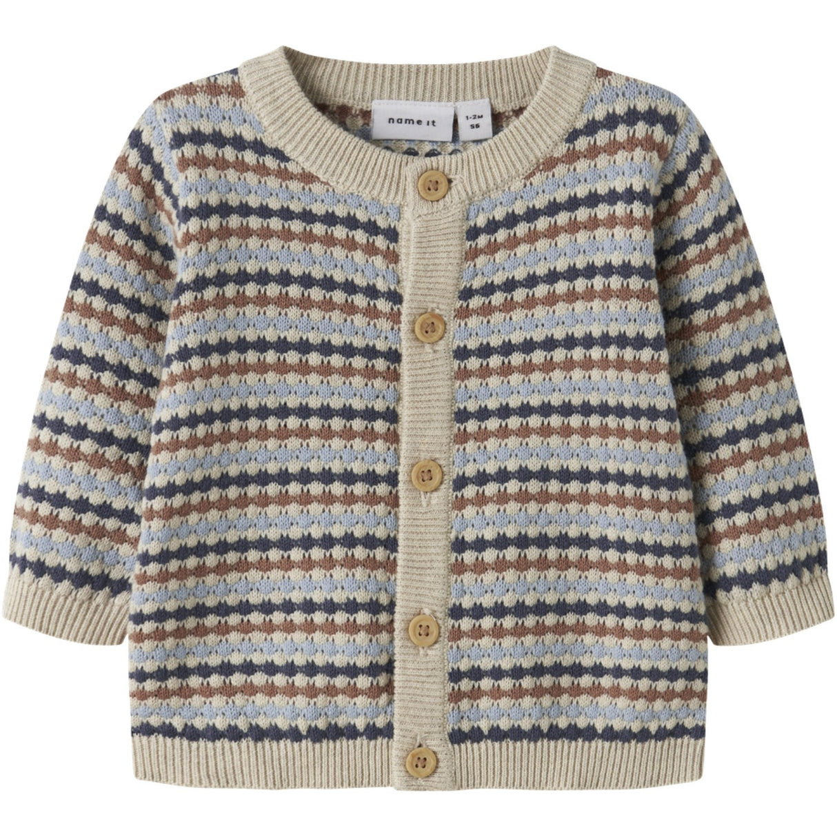 Name It Vintage Indigo Nbmflows Ls Knit Card