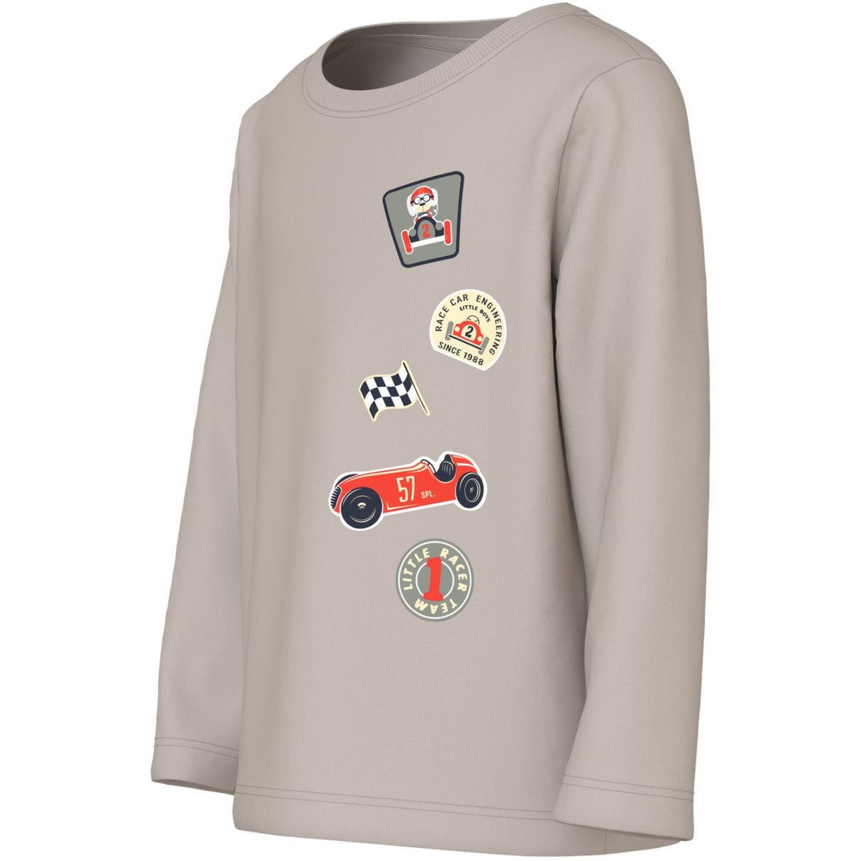 Name It Chateau Gray Badgets Nmmvux Ls Top