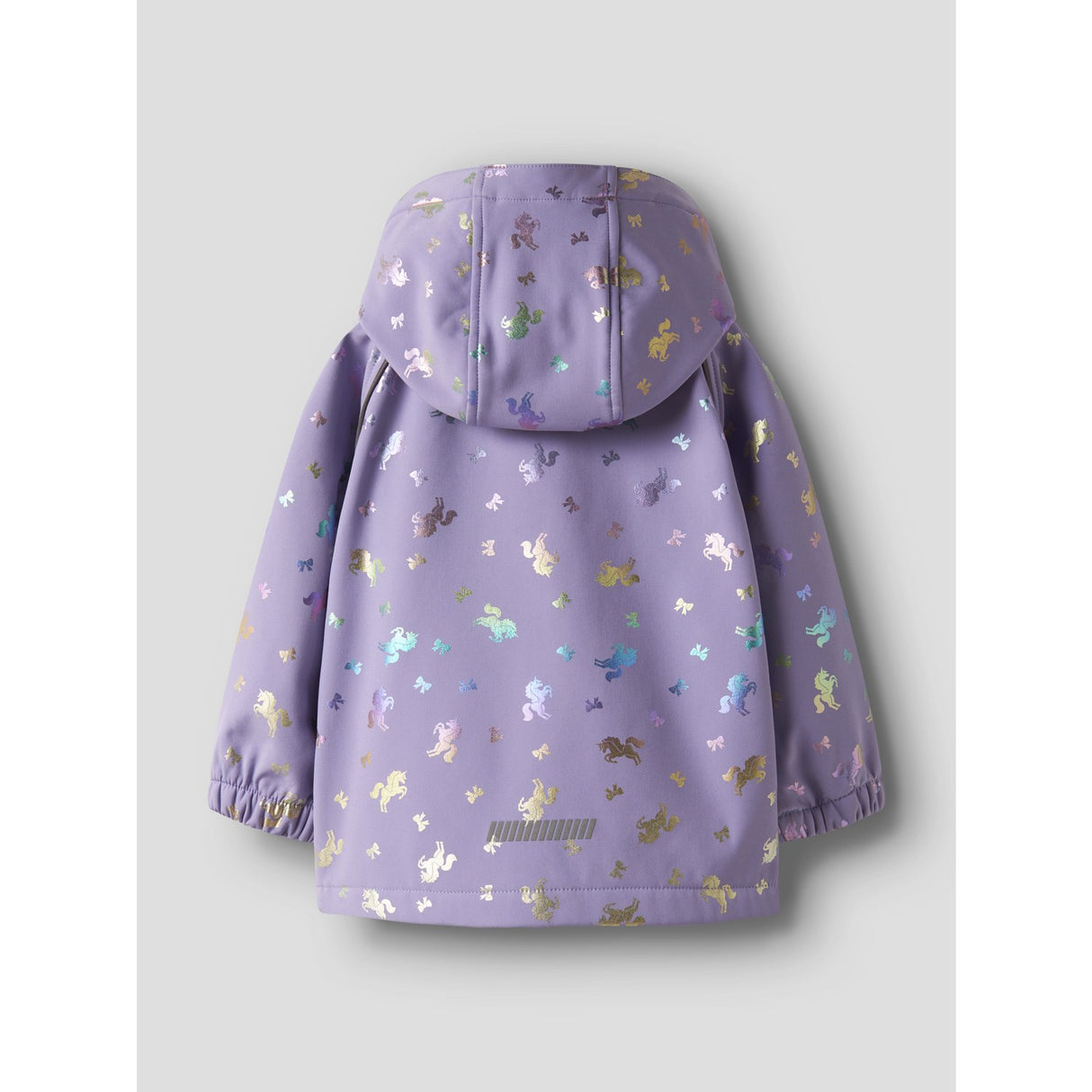 Name It Sunlit Allium Bow Nmfalfa08 Softshell Jacket Foil Aop Fo