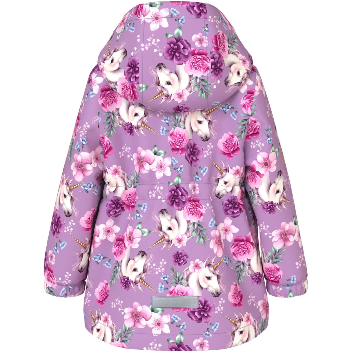 Name It Violet Tulle 5 Floral Unicorn Nmfmaxi Jacket Li Aop Noos
