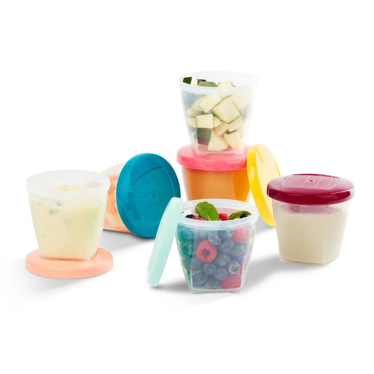Babymoov Multi Food Containers 250 Ml 6-Pack