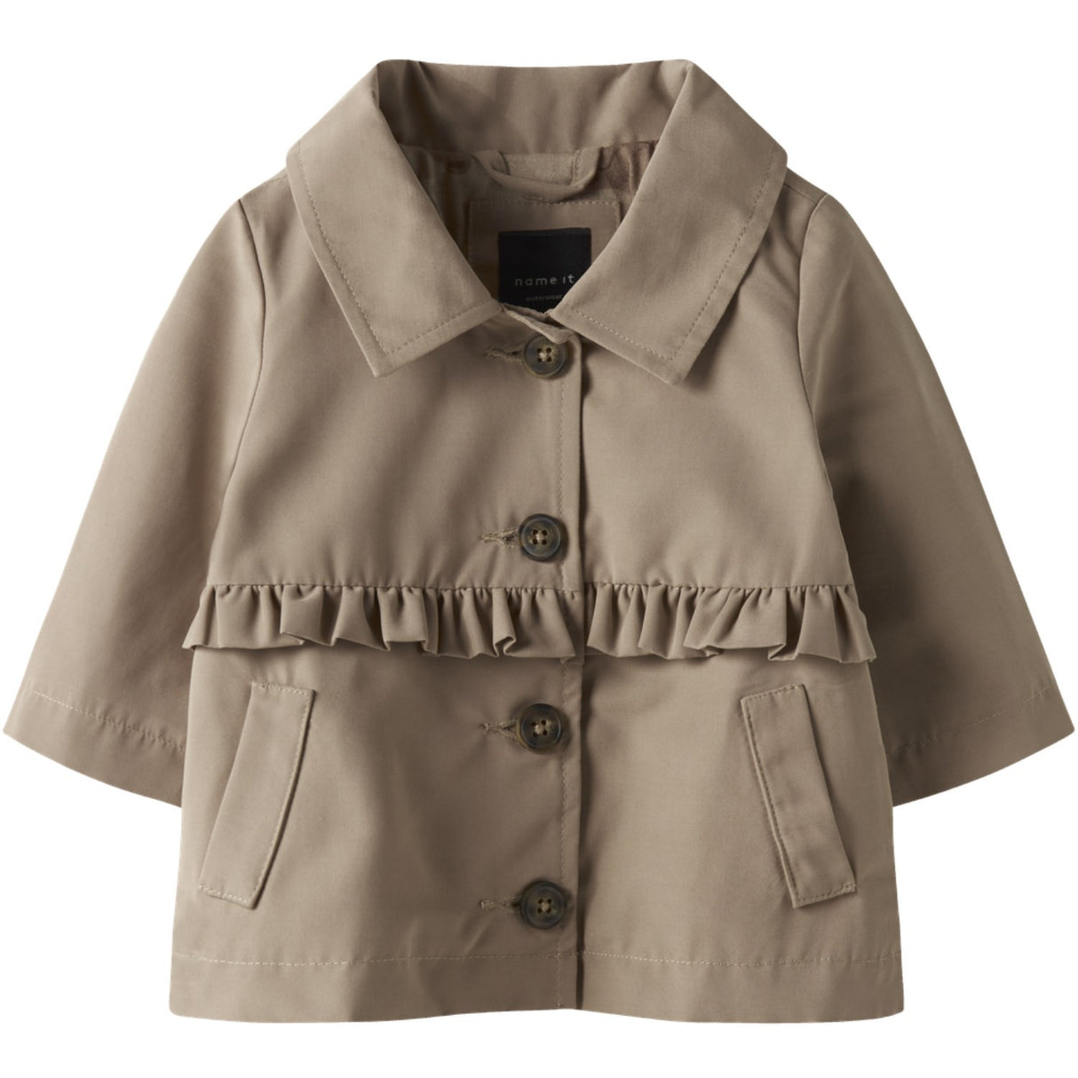 Name It Savannah Tan Nbfmadelin Trench Coat
