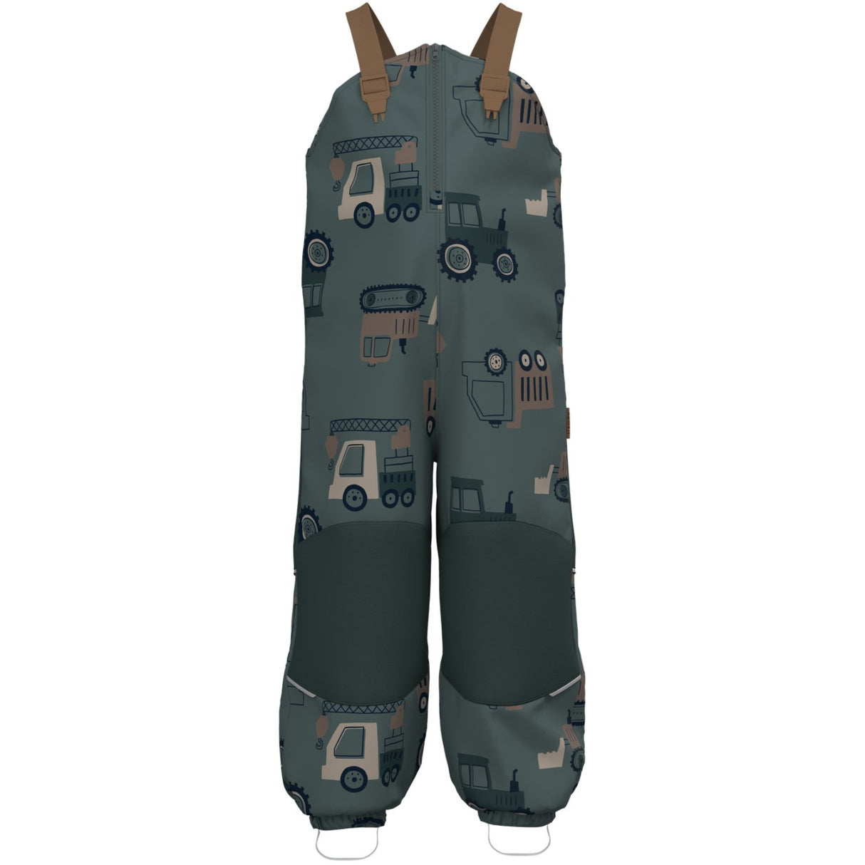 Name It Balsam Green Machines Nmmalfa08 Softshell Bib Pants Aop Fo