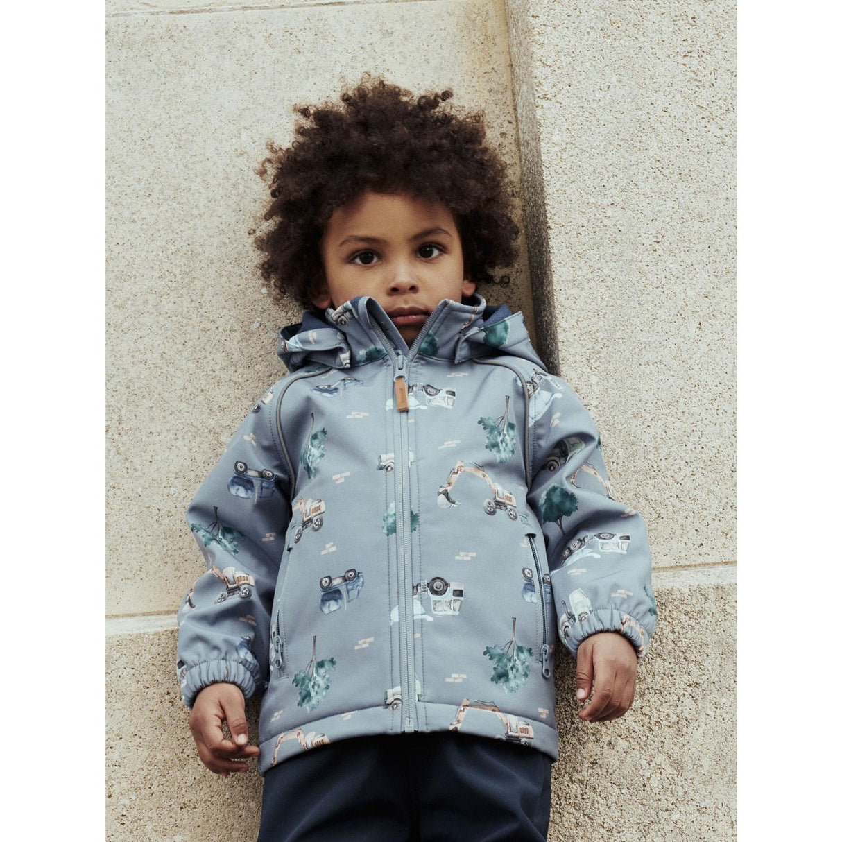 Name It Flint Stone Work Truck Nmmalfa08 Softshell Jacket Aop 1Fo