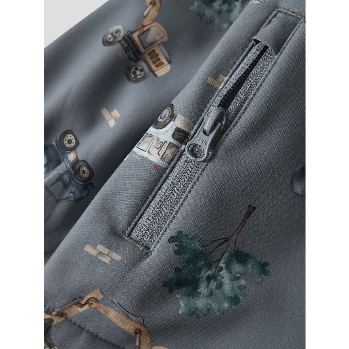 Name It Flint Stone Work Truck Nmmalfa08 Softshell Jacket Aop 1Fo