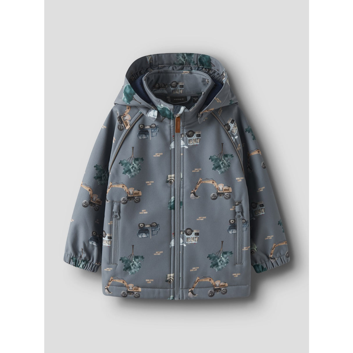 Name It Flint Stone Work Truck Nmmalfa08 Softshell Jacket Aop 1Fo