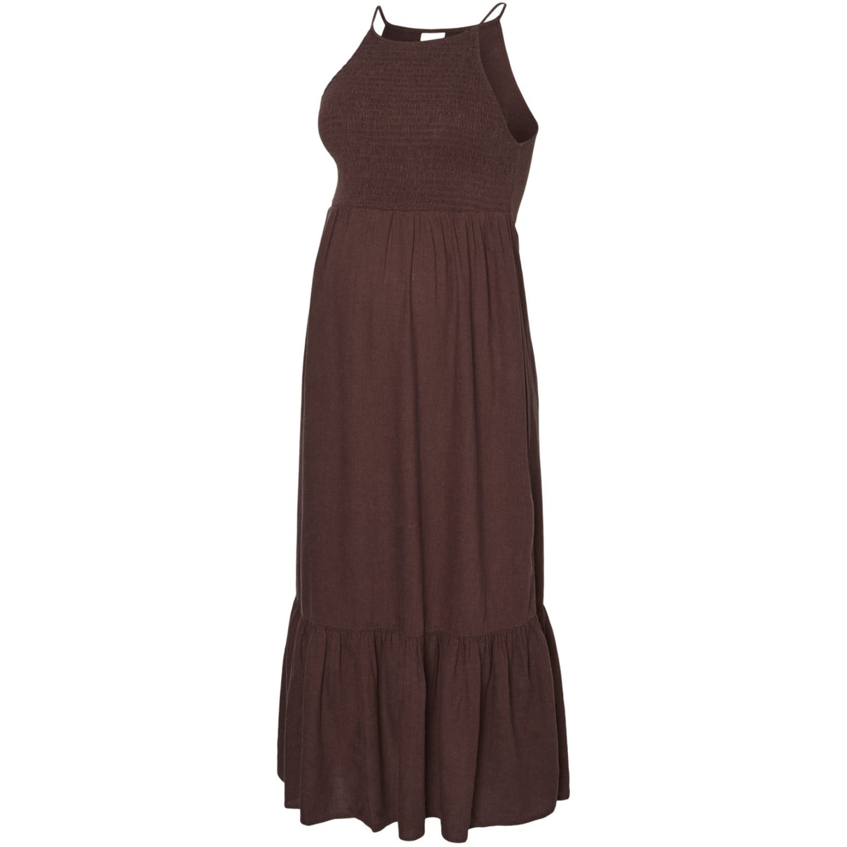 Mama;licious Fudgesickle Mlnebula S/L Smock Wo Midi Dress