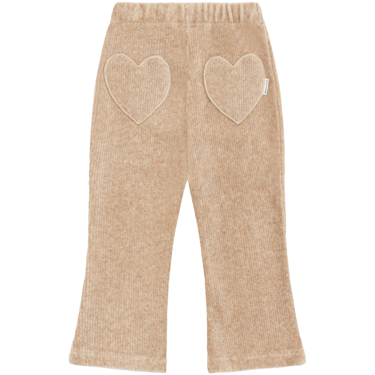 Hust & Claire Biscuit Thilde Ottoman Velour Solid