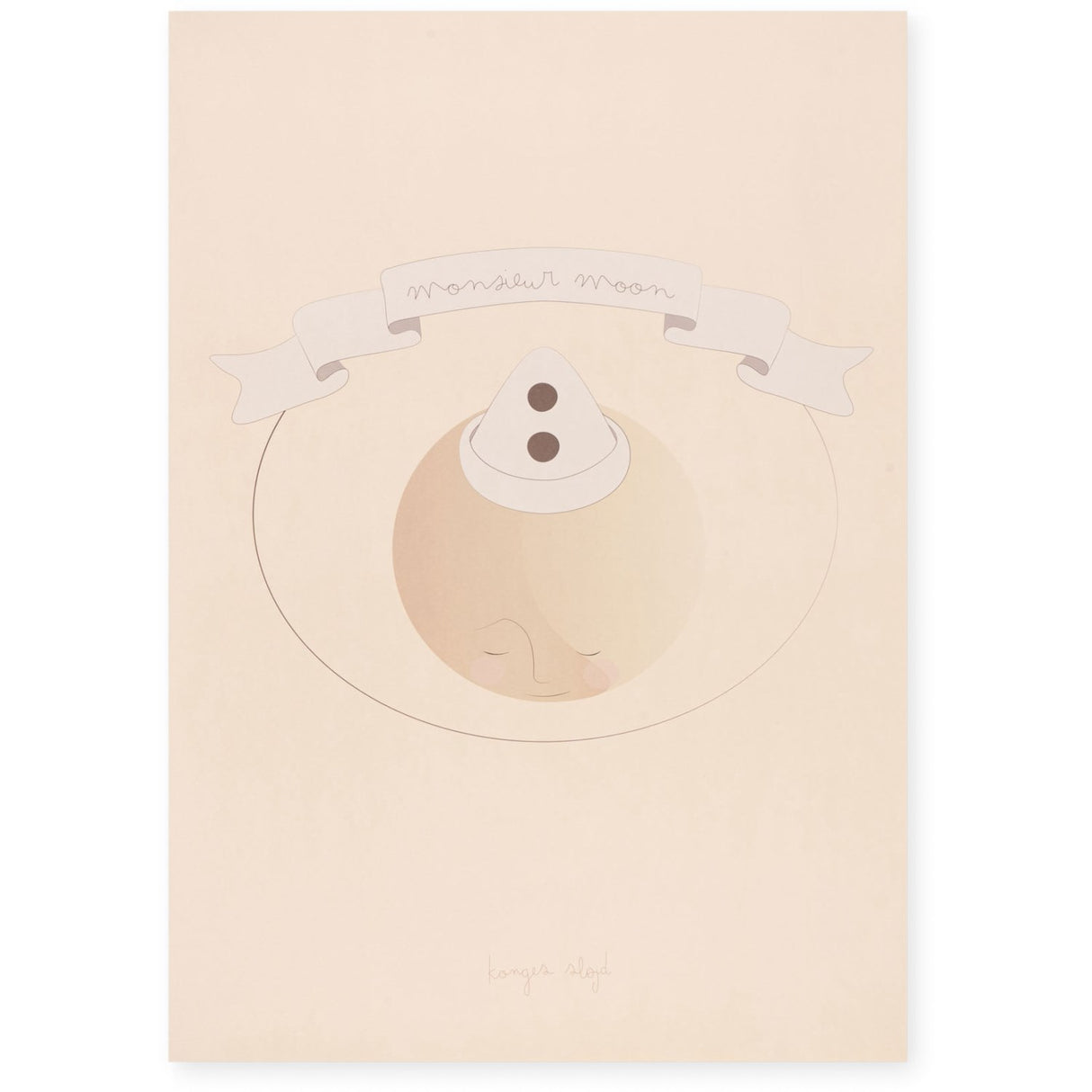 Konges Sløjd Monsieur Moon Poster