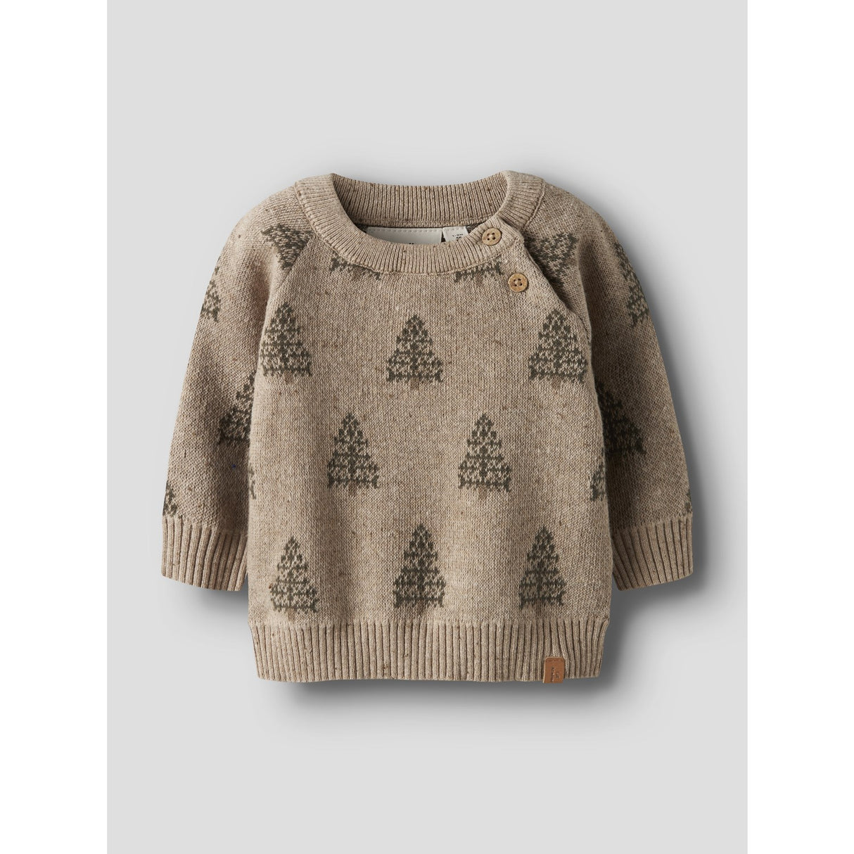 Lil'Atelier Oxford Tan Nbngalto Bob Ls Knit Lil