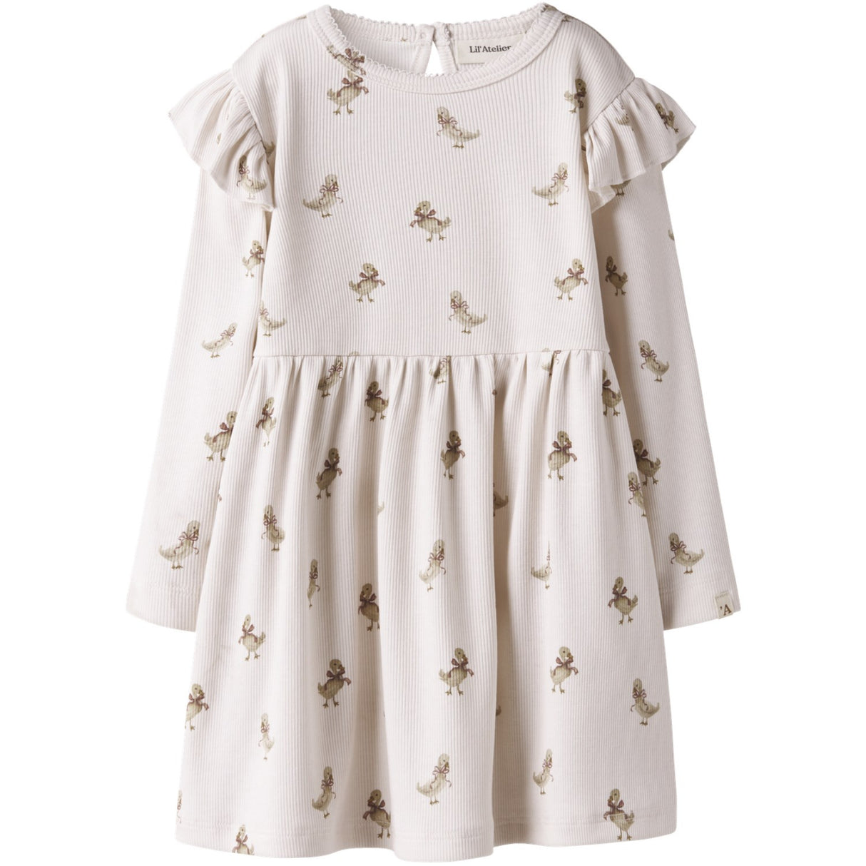 Lil'Atelier Almost Mauve Goose Nmflavo Esk Ls Dress Lil